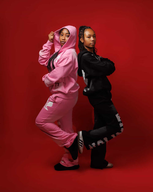 'No Limit' Pink Sweatsuit (FULL)