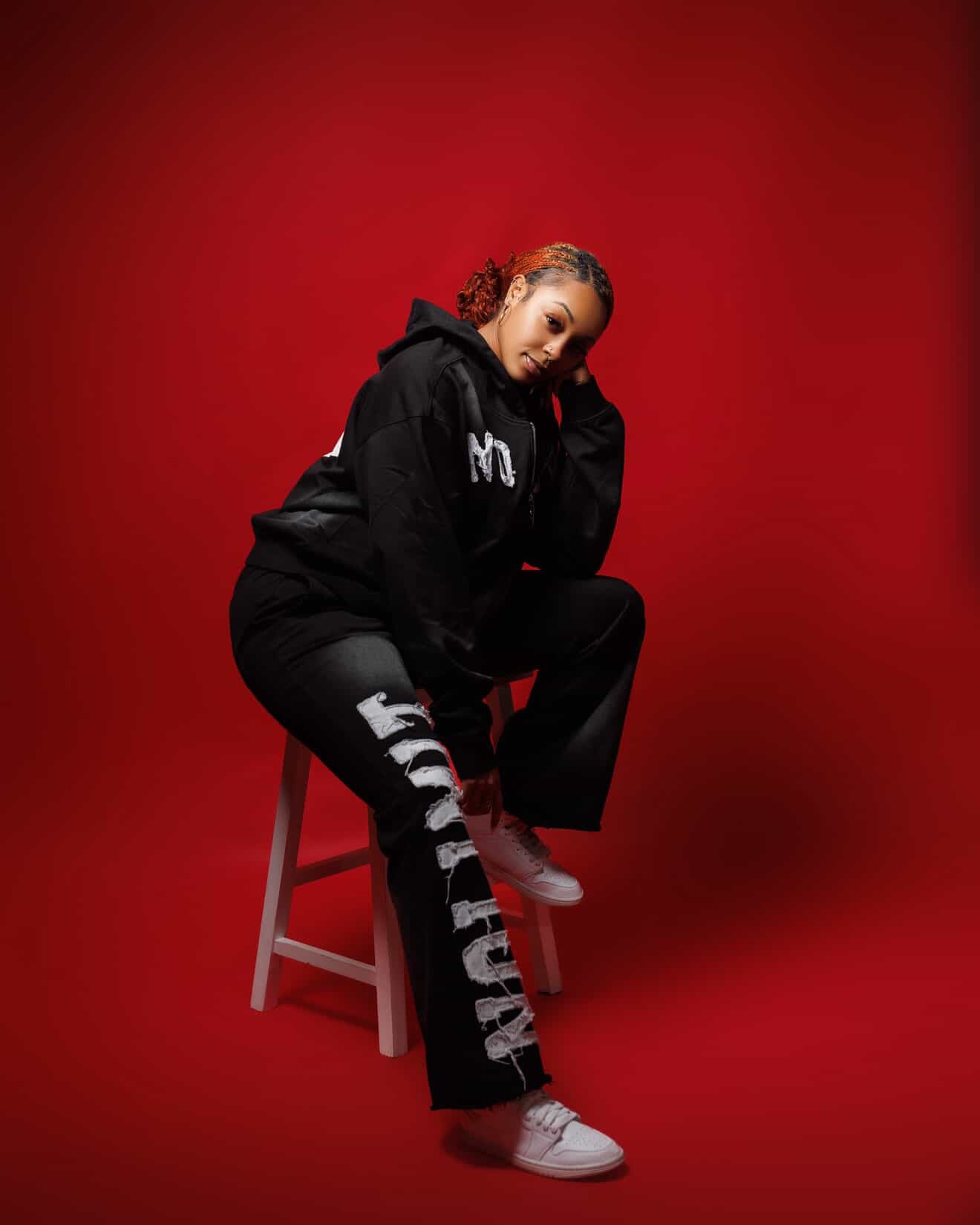 'No Limit' Black Hoodie