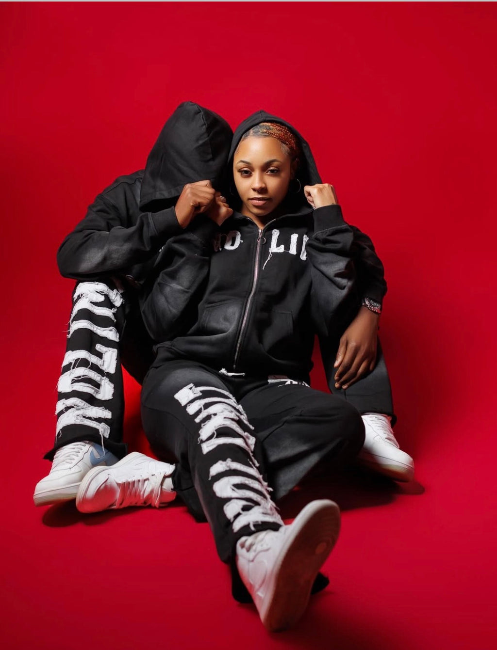 'No Limit' Black sweatsuit (FULL)